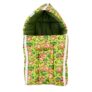 BUMTUM 0-6 Months New Born Baby Unisex Cotton Carry Bag/Sleeping Bag, 3 in 1 Baby Bed, Carry Nest for Infant, Sloth (Green)