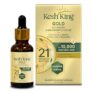 Kesh King Gold Advanced Hair Growth Serum – 21% Growth Actives with 3% Redensyl, 3% Anagain, Procapil, Kopexil Aqua & Ayurvedic Herbs | Visible Regrowth & Hair Fall Control | Women & Men | 30ml