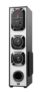 UIC Dj Mini-70W 5.25 Inch Subwoofer Single Bluetooth Party Floor Standing Speaker 3 Inch Dual Satellites with Extreme Bass Mic Slot Aux USB Fm & Remote Control Black (UIC-TWR-5110)