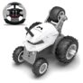 Mirana Warrior 360 Degree Rotating Stunt RC Car Toy for Kids | High Speed Steering Remote Control Vehicle | USB Type-C Rechargeable | Made in India (White)