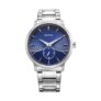 Titan Regalia Opulent Quartz Analog Gradient Blue Dial Silver Stainless Steel Strap Watch for Men – NT1828SM02