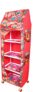 ZOSHOMI Baby Folding Wardrobe with 5 Shelves – Plastic Collapsible Storage Almirah for Kids Clothes, Toys & Essentials – Lightweight, Durable & Portable Organizer Cabinet for Nursery