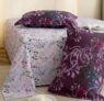 BSB HOME 180 TC Pure Cotton Double Bedsheet with 2 Contrast Pillow Covers, Soft Breathable Skin-Friendly Printed Bedding Set, Durable All Season Bed Linen – 90 x 100 Inches (Mulled Wine)