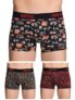 Genx Jazz Printed Trunk – Elegant, Trendy&Comfortable, 100% Combed Cotton Men’s Underwear(Pack of 3)(Colors&Print May Vary)-85cm Assorted