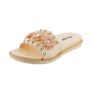 Walkway Womens Synthetic Beige Slippers (Size (6 UK (39 EU))