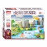 Ankit Toys & Games 100-Piece Jigsaw Puzzles for Kids Ages 6+, Educational and Engaging Geography Puzzle with Vibrant Map Learning (Global Warming)