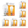Wipro Garnet 7W LED Bulb for Home & Office |Warm White (2700K) | E27 Base|220 degree Light coverage |4Kv Surge Protection |400V High Voltage Protection |Energy Efficient | Pack of 6