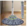 QUIXXLY Premium Microfiber Floor Cleaning Mop | 360° Spin Twist Mop with Adjustable Handle | Super Absorbent Cotton Head for Wet & Dry Cleaning | Reusable & Easy to Wash