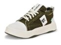Massari Men’s Walking Canvas Shoes Sneakers for Men Olive