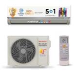 SHARP 1.5 Ton 5 Star 5 -in-1 Convertible, Turbo Cool Technology, Anti-Corrosive Gold Fin Coating, Inverter Split AC, AH-SI18V5B-GC