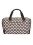 ZOUK Collapsible Duffle Bag for Men and Women | Lightweight Foldable Travel Duffel Bag | Vegan Leather & Handcrafted Fabric | Water-Resistant Lining | 33L Weekend & Short Trip Bag | Bidri Kaiser