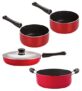 NIRLON Kitchen Utensils Non Stick Cookware Set, 4 Pieces (FP10_SP(M)_SP(B)_CS24)