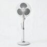 amazon basics 16-Inch Pedestal Fan | Tilting Head | 1400 RPM | Silent Operation| 400mm Sweep Length (Grey)