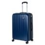 Luggero – Classic Light-Weight & Durable Polycarbonate DEEP Blue Unisex Hard Luggage| Small- 51cm |8 Smooth Spinner TPV Wheels Outer Combi Lock |Trolley Bag
