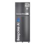 Samsung 396 L, 3 Star, Convertible 5-in-1, Digital Inverter, Frost Free Double Door, Bespoke AI WiFi Enabled Refrigerator (RT41DG6A4DB1HL, Black Matte/Black DOI)