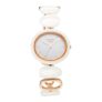 Titan Raga Ceramics Quartz White Dial Analog Women’s Watch | Elegant Ceramic & Metal Strap | Stylish Women’s Analog Watches | Perfect for Every Occasion – 95146KD05
