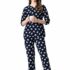 Ichaa Women’s Printed Cotton Night Wear Top and Bottom Night Suit Set