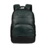 F Gear Luxur 25L Medium Laptop backpack Fits upto 17″ Laptop Faux Leather Water resistant lightweight, Gifts for Men Women Boys Girls Adults, College/School/Office/Travel Bag (Olive Green)