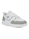 Liberty Leap7x SNOOKIS-2E Lacing Casual Sneakers for Men with EVA Sole|PVC Upper|Memory Foam Insole|Stylish & Comfortable|Breathable, Lightweight & Flexibility|Shock Absorption (White – 43 EU)