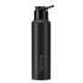 Lifelong Stainless Steel Water Bottle with Sipper | 950ml Durable, Leak-Proof, Easy Grip, Rust Free, Easy-to-Clean, Odour-Free Bottle with Secure Cap for School, Travel, Gym & Work (LLWBTSP03, Black)