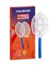 Halonix Bug Zapper Anti-Mosquito Racquet, Insect Killer Bat with Rechargeable 400 mAh Battery | Mosquito bat | Fly swatter | Orange