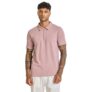 SNITCH Men’s Textured T-Shirts | Casual Wear| College Wear Streetwear Style | Polyester Polo Half Sleeve Slim Fit Light Pink