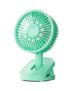 Gaiatop 4 Speed Quiet Portable Mini Fan, 4000mAh USB Rechargeable Fan with LED Light & Hook, 90° Auto Rotate Multi Clip On Fan Personal Table Fan Battery Fan for Home, Stroller Camping, Kichen(Green)