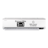 Samsung 1.5 Ton 5 Star (5-in-1 Convertible Cooling, AR18CYNZABE, Stabilizer Free Operation, Copper, Inverter Split AC, White