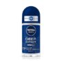 NIVEA MEN Deep Impact Freshness Underarm Roll On Deodorant for Men with Black Carbon | Long Lasting Antiperspirant Roll On for Body Odour Control | Alcohol Free Underarm Deodorant Roll On 50ml