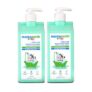 Mamaearth Milky Soft Head to Toe Wash With Oats, Milk, and Calendula for Babies | 2-in-1 Tear-Free Body Wash & Shampoo | Moisturizes and Soothes Skin | 400 ml x 2