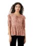 Amazon Brand – Eden & Ivy Women’s Crinkled Rayon Peplum Blouse_ENI-AW23-WTOP-101_Clay Pink_S