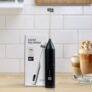 The Earth Store Handheld USB Frother Electric Rechargeable Coffee Frother | 3 Speed & Type C Charging Milk Frother | Hand Frother for Coffee, Milk, Cappuccino, Frappe, Matcha | Set of 1