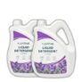 FlEXFIVE Liquid Detergent for Clothes, Deep Cleaning Fabric Wash Liquid with Strong Stain Removal, Safe for Front Load & Top Load Machines, Hand Wash, Gentle on Fabrics (2, Lavender)