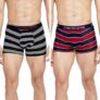 Chromozome Men Trunk CZ 406 (Pack of 2) S Multi 9