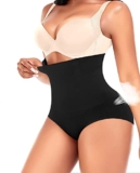 KeepCart Women’s spandex and nylon Tummy Control Panties (Pack of 1) (KP-SHORTBLACK_Black1_XL)