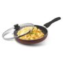 Signoraware Perfecto 4 Layer Coating Non Stick FryPan 26cm | Prevent Sticking | Gas & Induction Compatible | Ideal for Sauteing Veggies, Frying Snacks or Making Gravy & Stir-Fries (2.25 LTR | Steel)