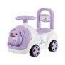 Lifelong Bunny Manual Push Ride-On Toy Car with Back Support for Boys & Girls 1-4 Yrs, Distraction-Free, Non-Musical, Easy Installation, 50kg Capacity, Steering Wheel, Indoor Outdoor (LLCBBR01)