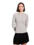 Grey Rib High Neck Top