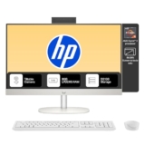 HP AIO 24, AMD Ryzen 3 7320U,8GB LPDDR5, 512GB SSD (Win11,Office24) Anti-Glare, FHD, 23.8inch(60.5 cm), 510SP White Wireless Keyboard and Mouse Combo,Radeon Graphics,White, 5.27kg,24-cr0014in/cr0016in
