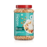 Amazon Brand – Vedaka Muesli | 1 Kg Jar | Contains 88.9% Dry Fruits, Nuts and Multgrains | No Added Refined Sugar | High in Fiber | No Added Preservatives | Quick Breakfast