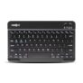 FRONTECH Ultra-Slim Wireless Mini Bluetooth Keyboard with 78 Keys, Rechargeable Battery, Compact Design for Windows/Mac/Android/iOS – (FT-1603) (Black)
