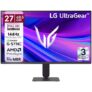 LG 27G411A 68.5 cm(27 Inch) Ultragear FHD(1920 x 1080) IPS Gaming Monitor, 1ms MBR, 144Hz (O/C), HDR10, NVIDIA G-Sync Compatible, AMD FreeSync, HDR10, HDMI, DP, HP Out, Anti-Glare, Slim Stand, Black