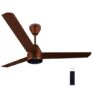 Colorbot knoxx BLDC Ceiling Fans 1200mm | BEE 5 Star Rated | 370 RPM | Savings up to 65% | Remote Control (Boost, Timer, LED, Reverse Mode) | 4 Years Warranty (Cocoa Brown)
