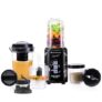 Wonderchef Nutri Blend Smart CKM Automatic Mixer Grinder with Dual Pulse Function|22000 RPM|100% Full Copper Motor|4 Unbreakable Jars|500 W|2 Years Warranty|Recipe book by Chef Sanjeev Kapoor| Black