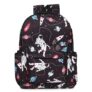 MELVIS 20L Backpack School Bag For Travel With Bottle Compartment | Trendy Water Resistant High Storage Bag For Men & Women | Boys & Girls Laptop Printed Backpack For College Gift (Black Space)