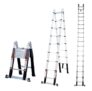 Bathla 18.5 ft A-Type Foldable Aluminium Telescopic Ladder with 18 Steps | Portable & Compact | 2-Year Warranty | Multi-Purpose Ladder for Home, Industrial & Outdoor Use