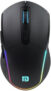 Portronics Toad One Ambidextrous Optical Mouse Rechargeable with 6 Buttons, RGB Lights(2.4GHz Wireless, Bluetooth, Black)