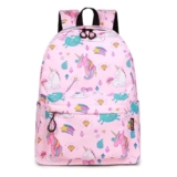 NISHI® Waterproof Kids Backpack, Girls & Women Stylish Trendy College, School & College Bags (SKY BLUE UNICRON)