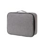 wolpin Professional Document Holder File Storage Document Bag File Folders for Certificates, Portfolio, Executive File Store A4 Documents Holder Multipurpose PP Office Home, Grey Bag