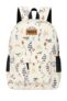 NISHI – Kids Backpack Waterproof Backpack, Girls & Women Stylish Trendy College, School & Casual Daypacks Bag (White Jungle)